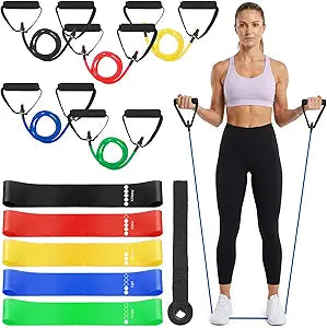 11 Pcs Power Resistance Band Set for Workout