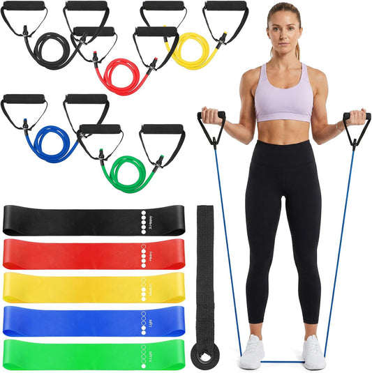 11 Pcs Power Resistance Band Set for Workout