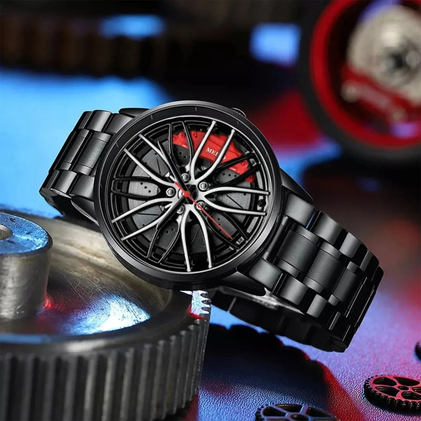 Wheel Watch Rotation Wheel Sports Car Rim Luxury Men's Watch
