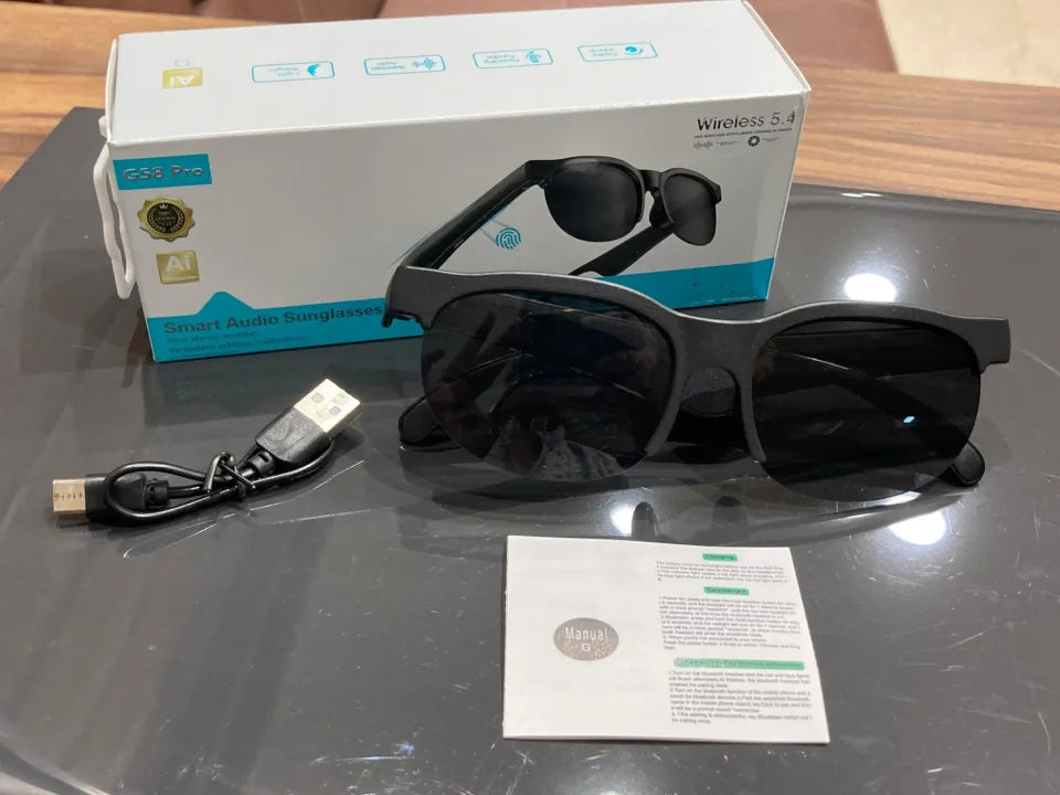 G58 AI Smart Bluetooth Audio Sunglasses