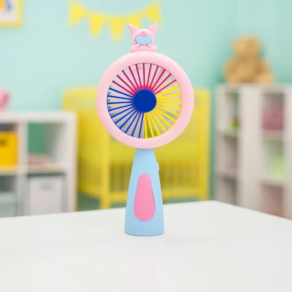 Mini Fan Rechargeable | Hand Fan Cooler Fast Speed Desktop USB Fan Electric Portable Mini Desk Fan for Kids - Rechargeable USB Battery